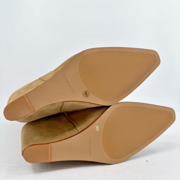 Vince Camuto Womens Tiasie Over the Knee Wedge Boots US 11 M Tan Suede NWOB - Picture 10 of 11